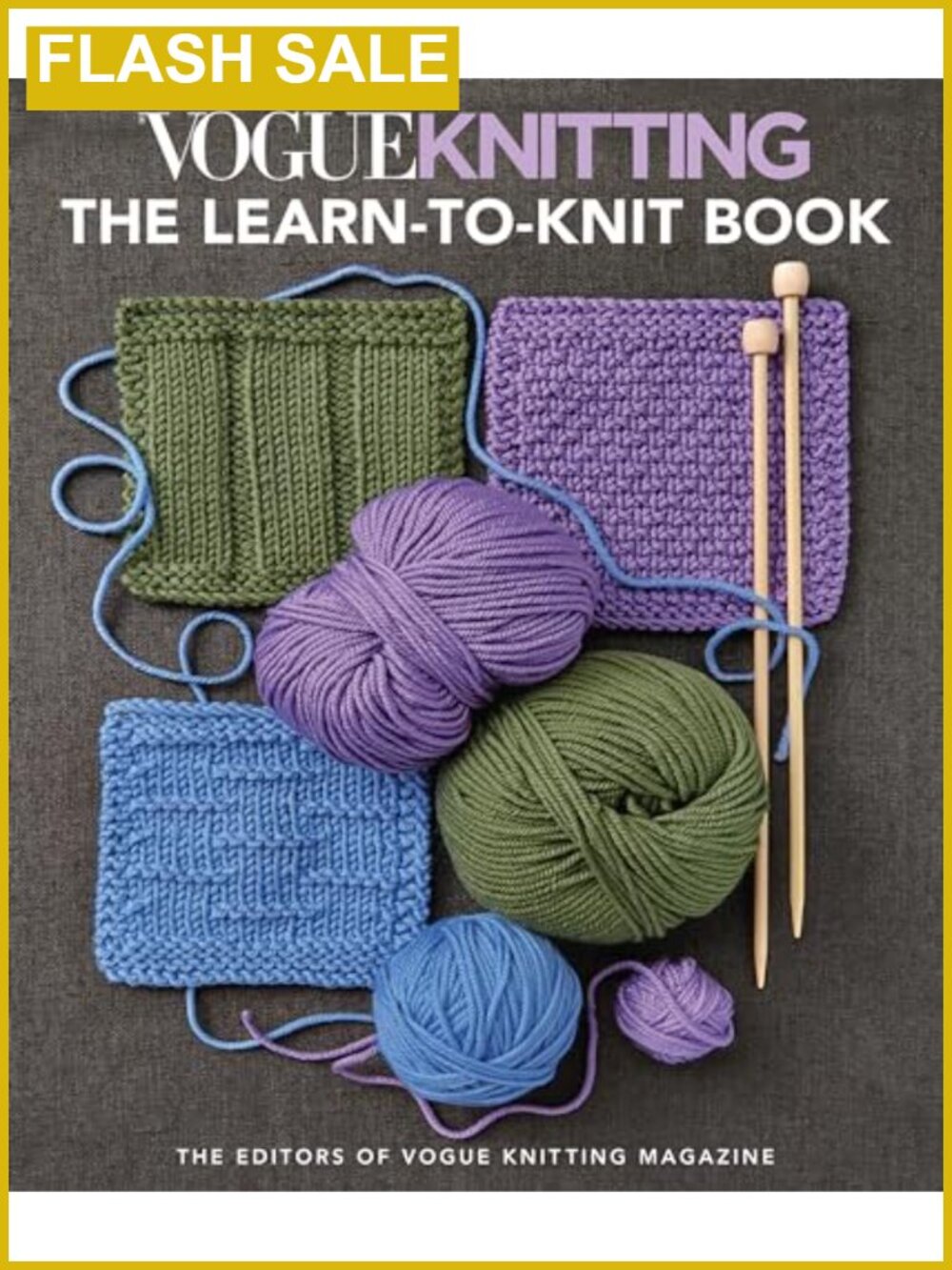 Vogue Knitting Learn-to-Knit Book Beginner Patterns Guide